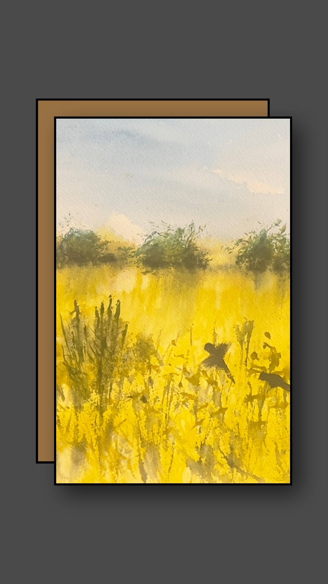 Sunlit Meadows (sold framed)