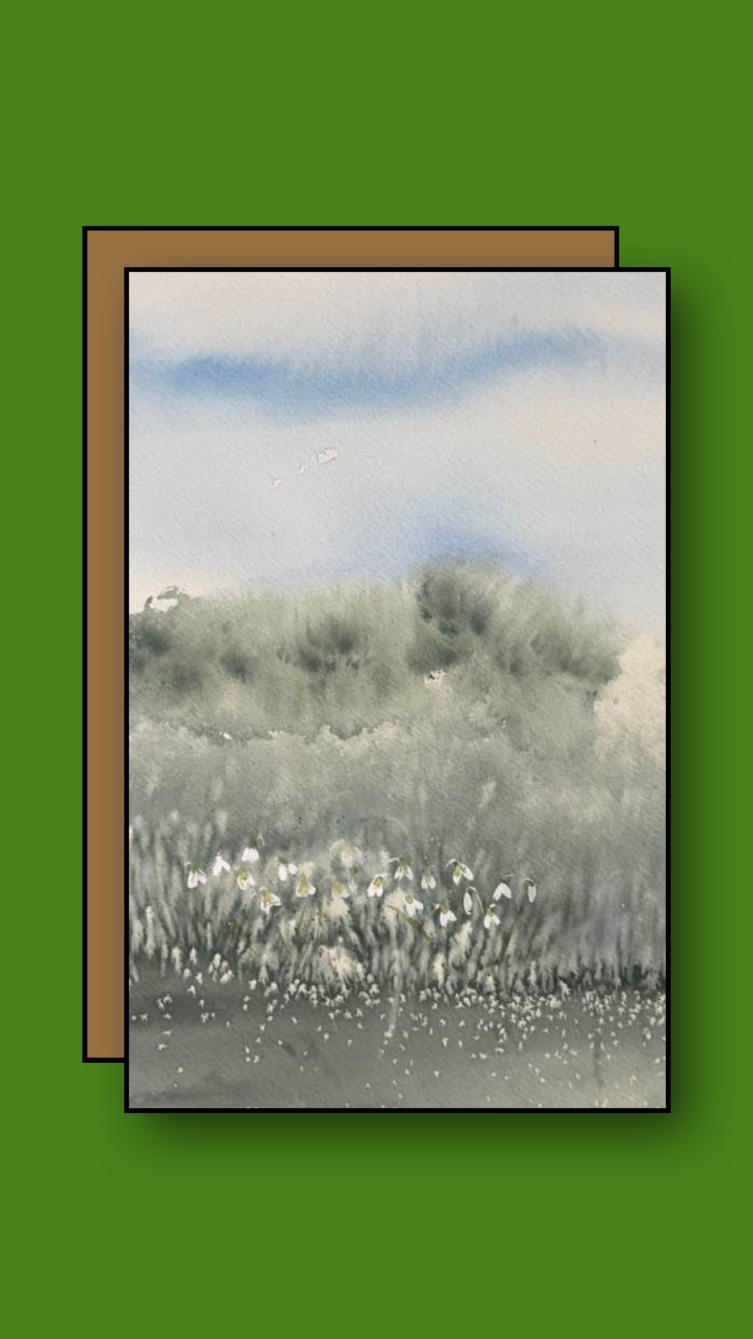 Flower of January (sold framed)