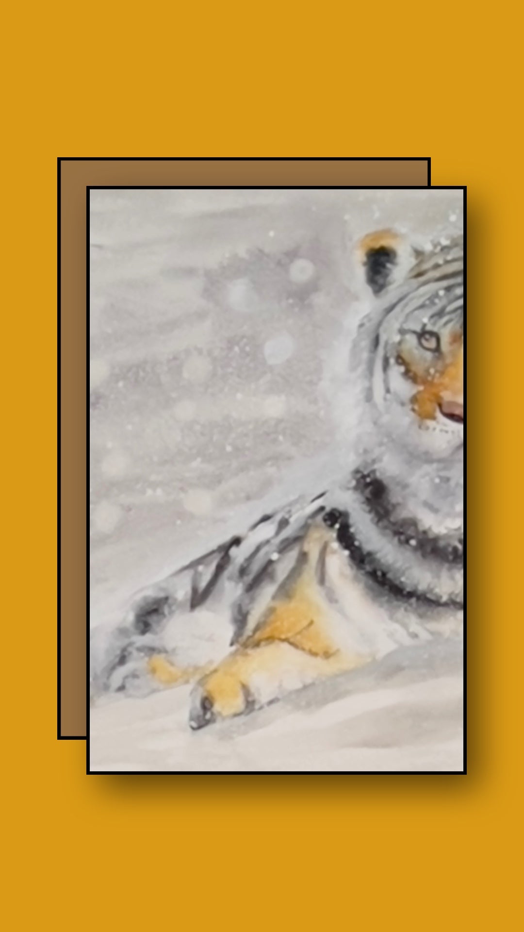 Snowy (sold framed)