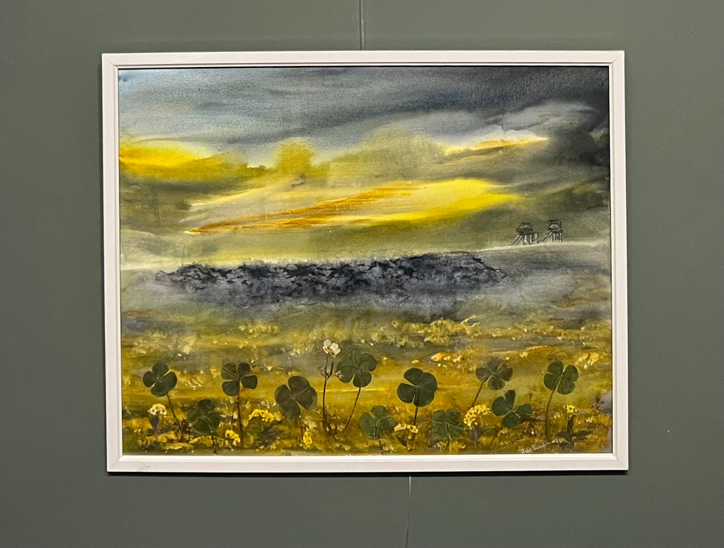 For Luck (sold framed)