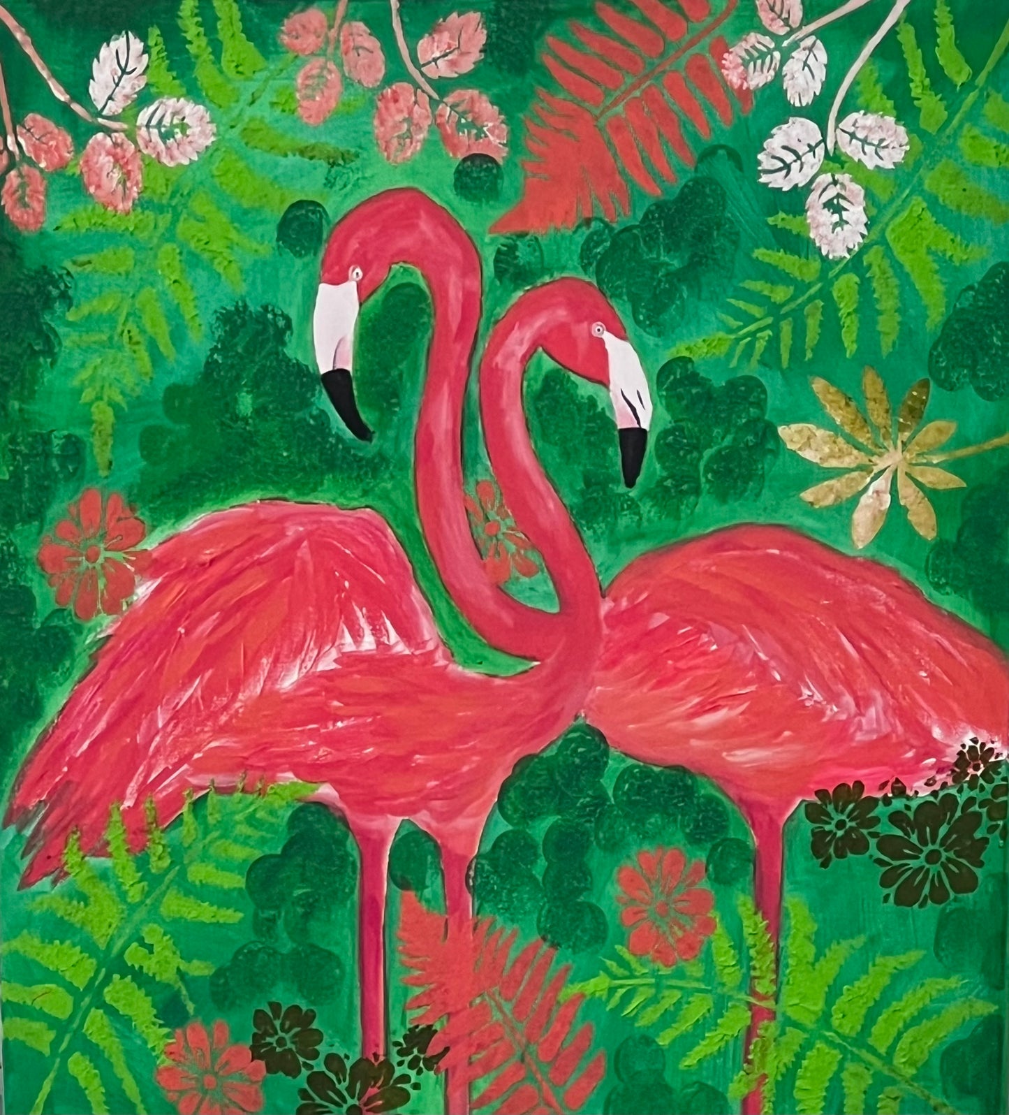 Forest Flamingos (unframed)