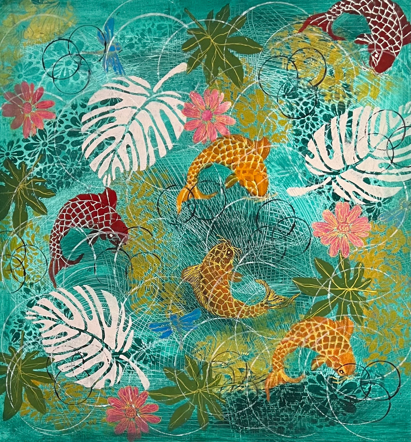 Coasters (set 4) 4" square