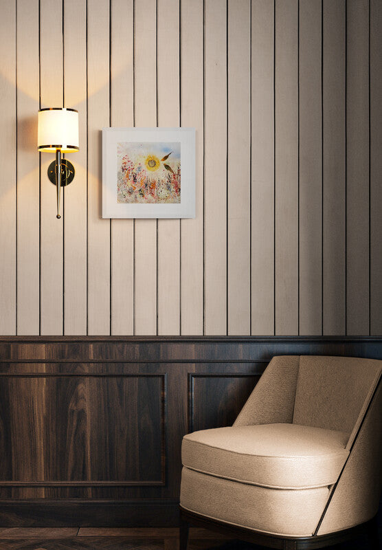 Golden Bloom (sold framed)