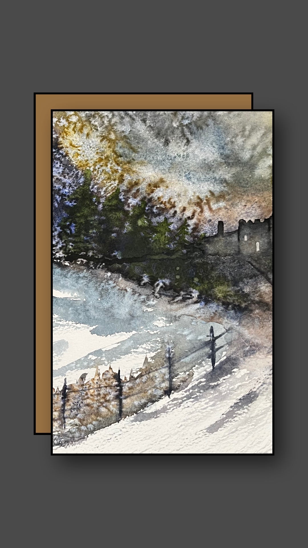 Upon the Hill (sold framed)
