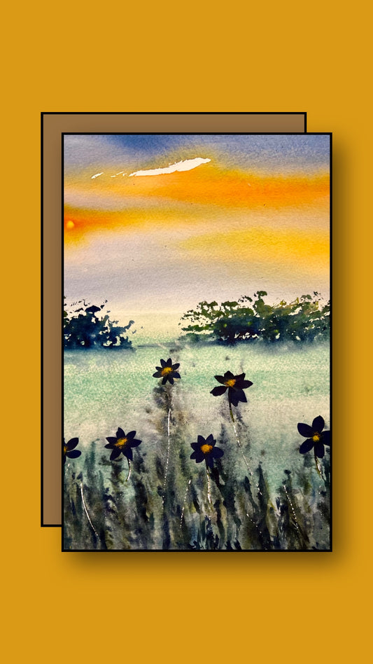 Pastures New (sold framed)