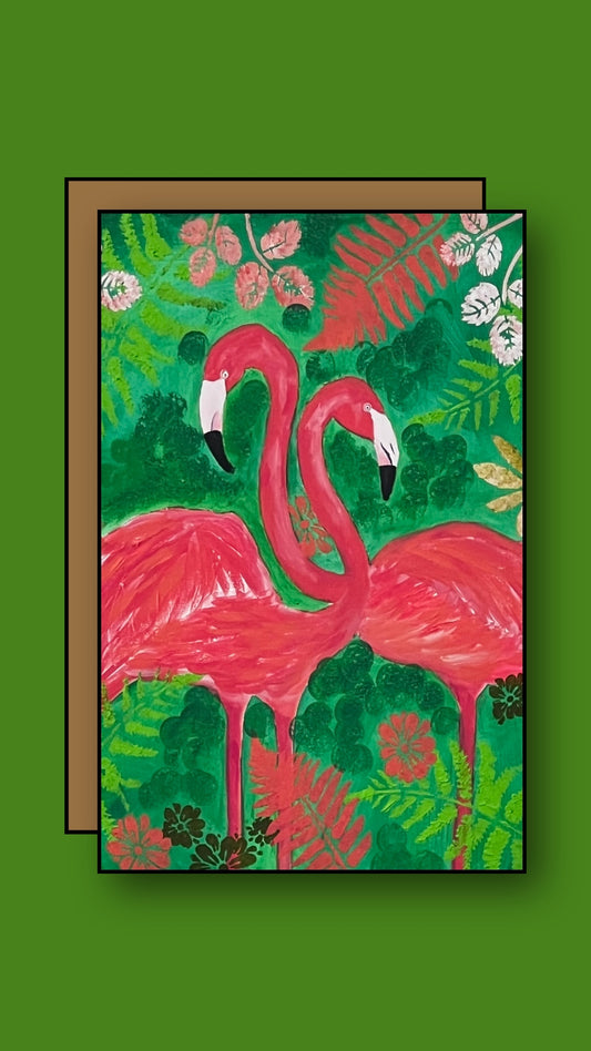 Forest Flamingos (unframed)
