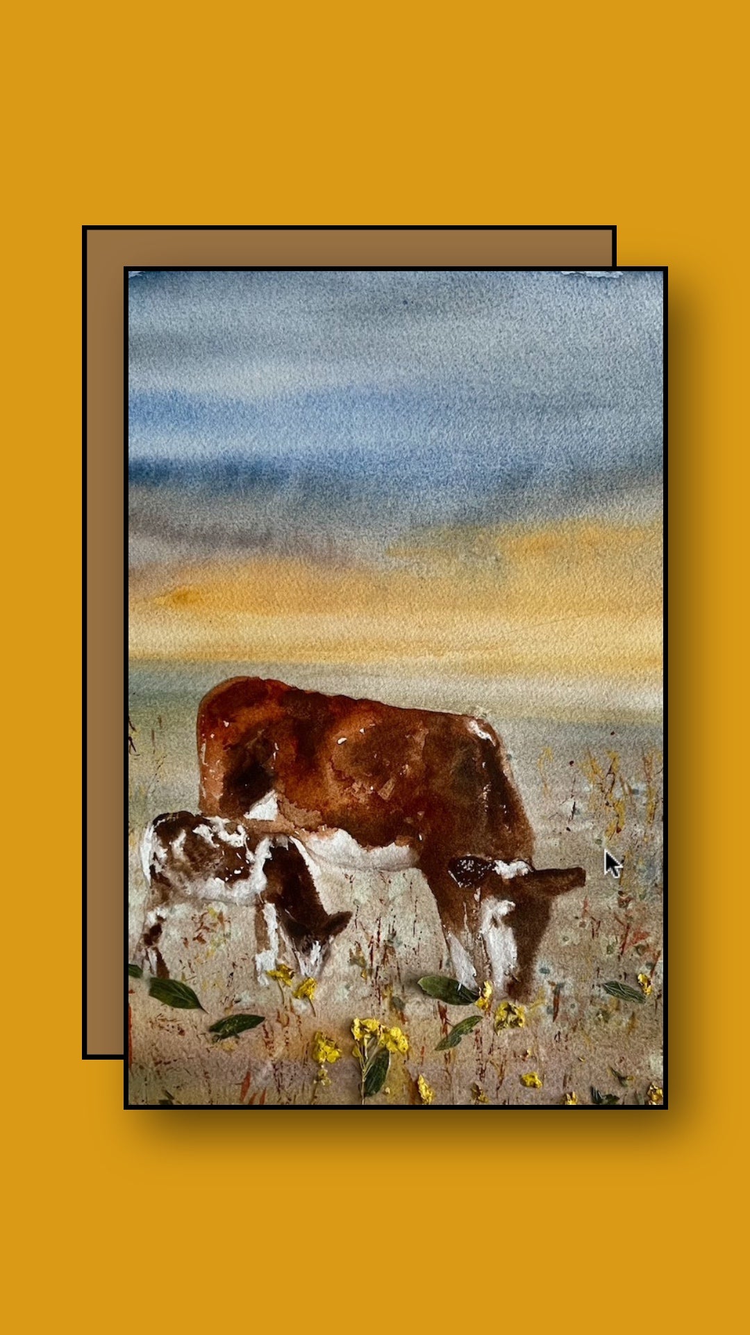 Elizabeth & Helen (sold framed)