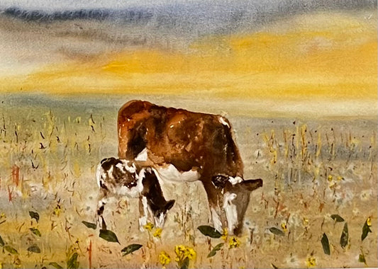 Elizabeth & Helen (sold framed)