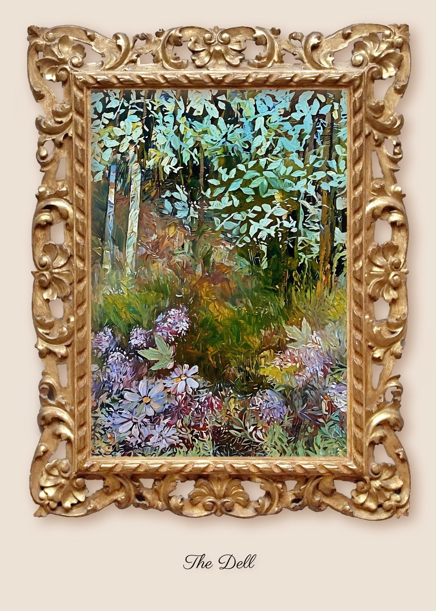 The Dell (sold framed)