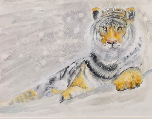 Snowy (sold framed)