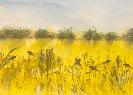 Sunlit Meadows (sold framed)