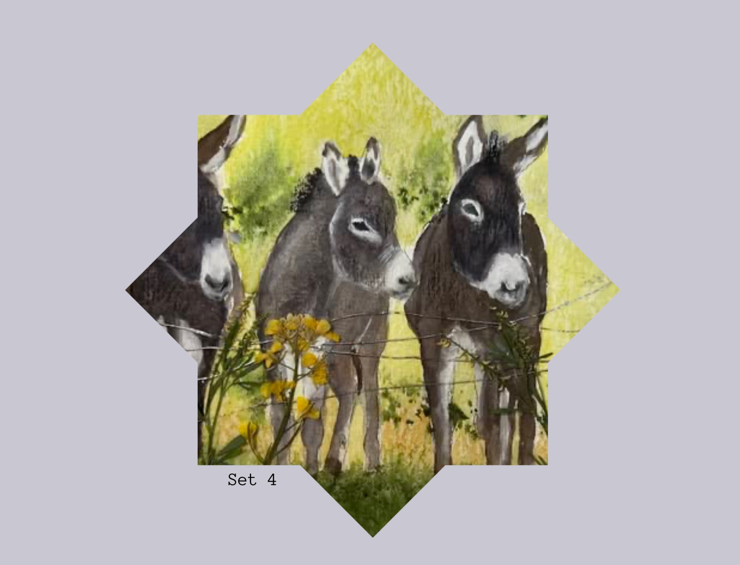 Coasters (set 4) 4" Square