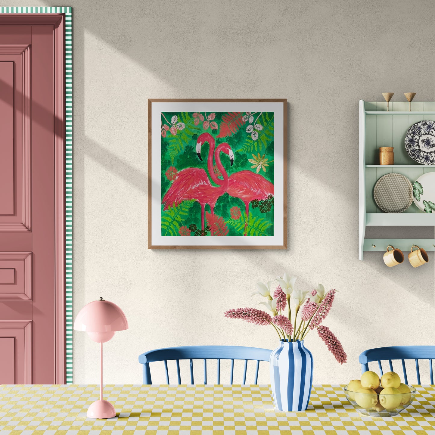 Forest Flamingos (unframed)