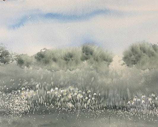 Flower of January (sold framed)