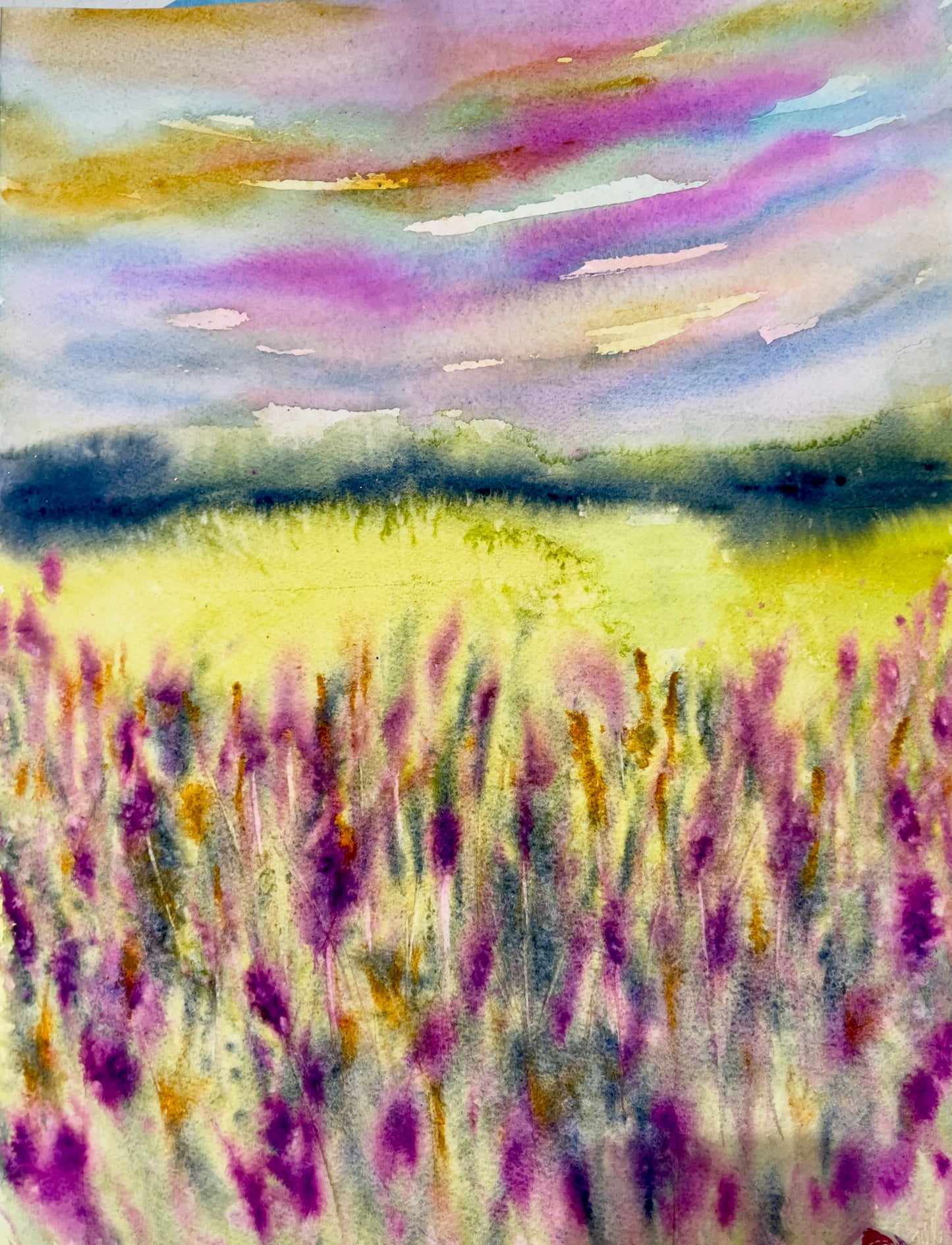 Vivid Sky (sold framed)